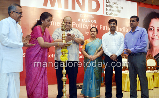 Nirmala sitaraman in Mangalore